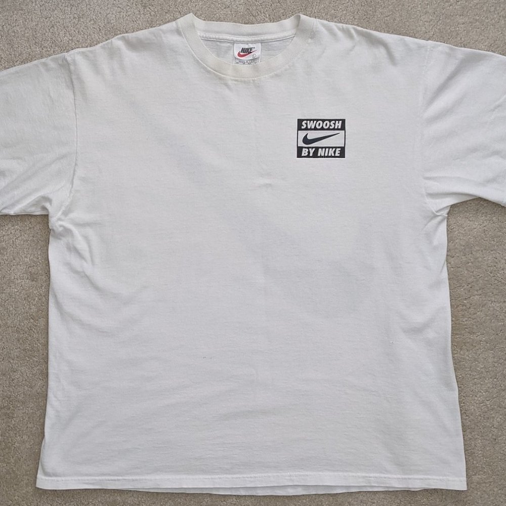 Nike vintage "Swoosh By Nike" t-shirt large